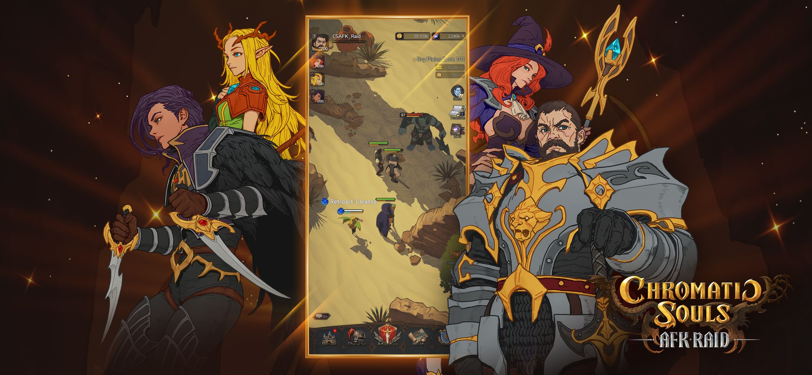 Chromatic Souls : AFK Raidbanner
